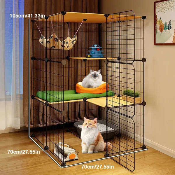 3-Tier Indoor Cat Playpen Cage